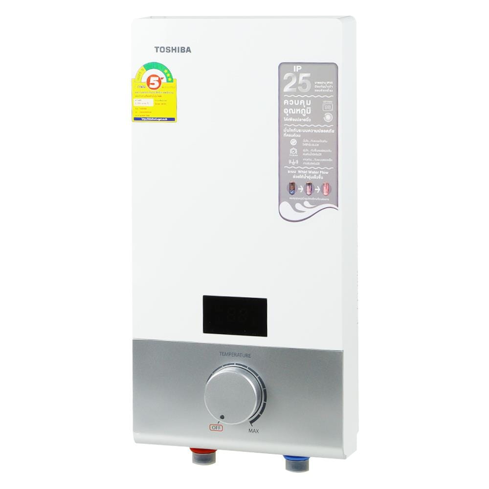 เครื่องทำน้ำอุ่น TOSHIBA DSK38ES5KW 3800 วัตต์ สีขาว