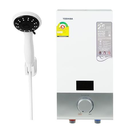 เครื่องทำน้ำอุ่น TOSHIBA DSK38ES5KW 3800 วัตต์ สีข...