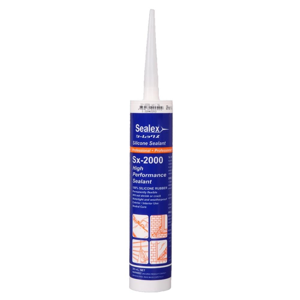 ซิลิโคนไร้กรด SEALEX SX-2000 300 มล. สีขาว