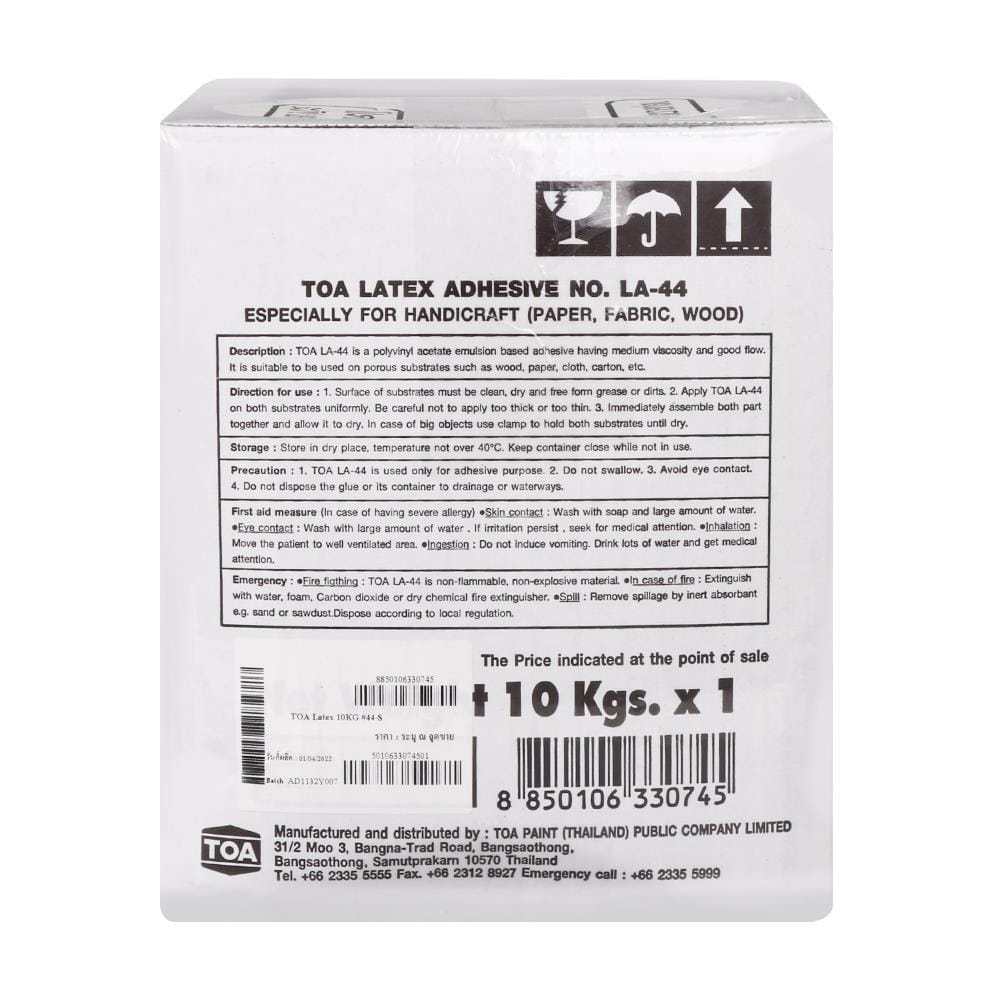 กาวลาเท็กซ์อเนกประสงค์ TOA LA-44 10 กก.