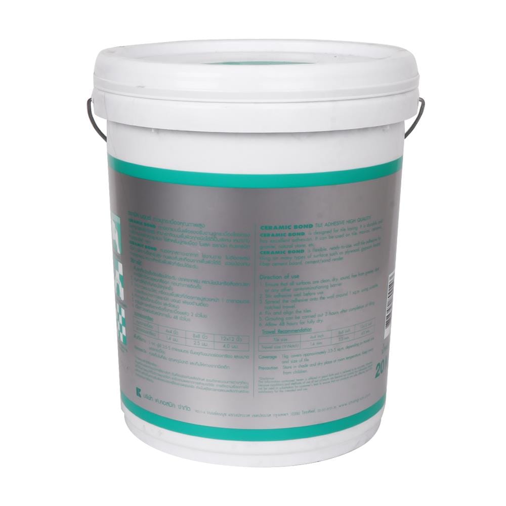 กาวปูกระเบื้อง ช่างใหญ่ CERAMIC BOND 20 กก. สีขาว