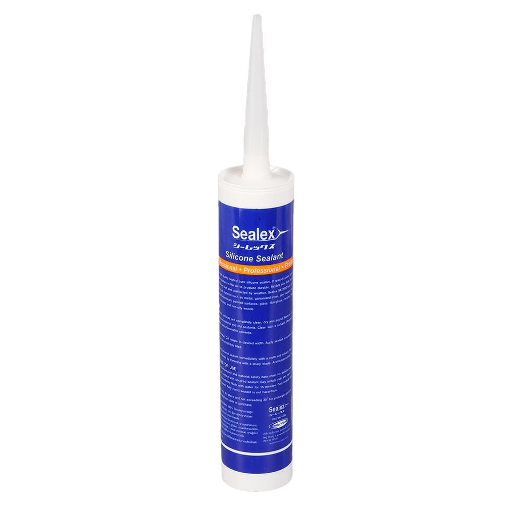 ซิลิโคนไร้กรด SEALEX SX-2000 300 มล. สีอะลูมิเนียม