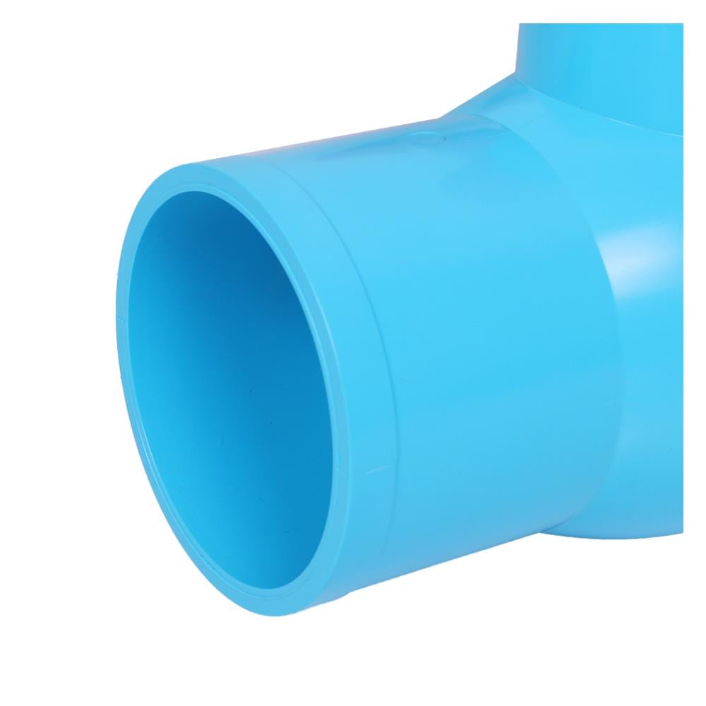 บอลวาล์ว PVC SCG 4 นิ้ว สีฟ้า