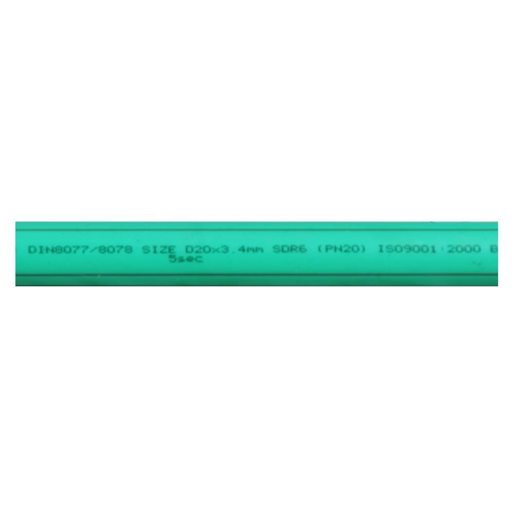 ท่อน้ำร้อน PP-R GREAN PIPE SDR6&nbsp;D20 1/2 นิ้ว 4 ม.