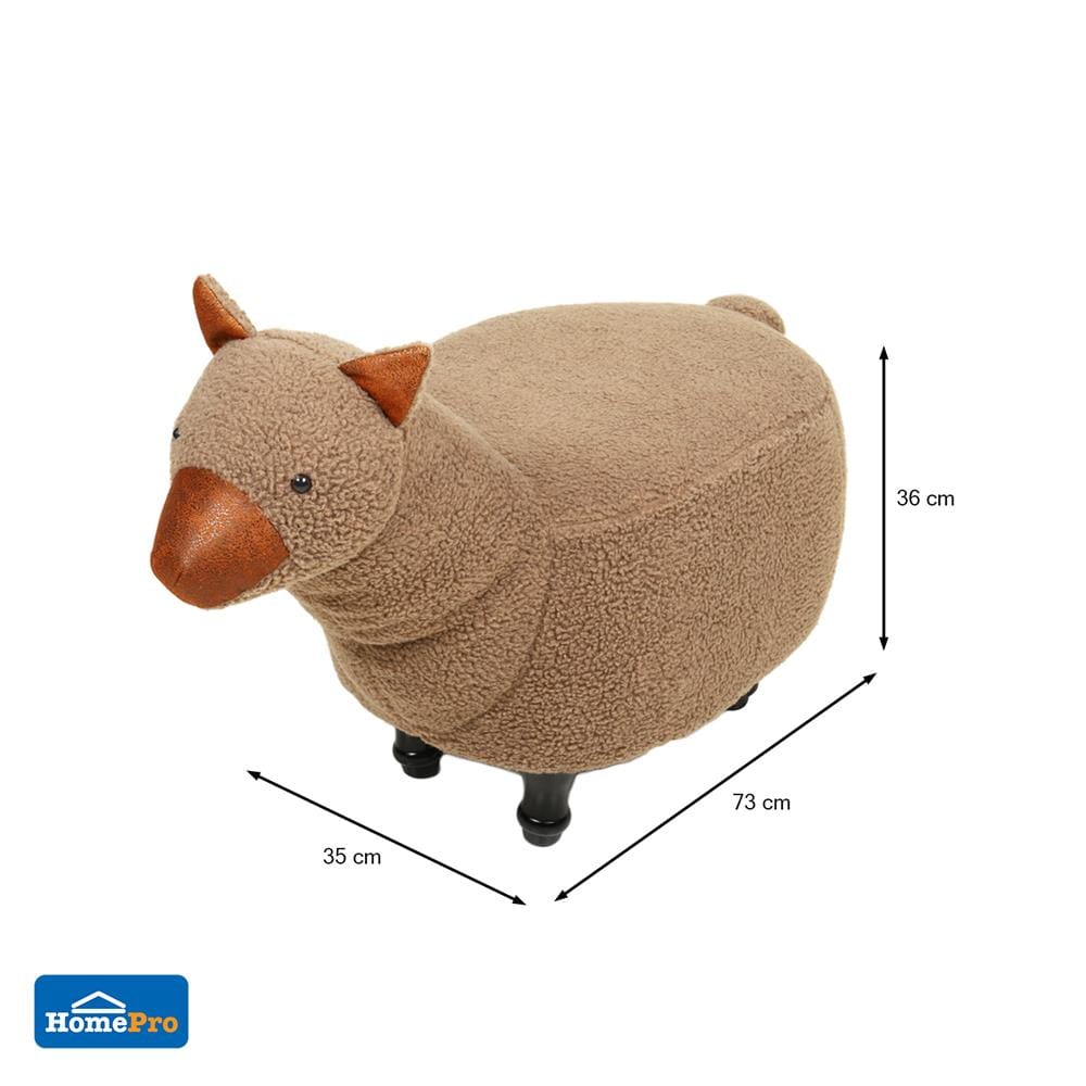 สตูลรูปสัตว์ FURDINI LAMA สีน้ำตาล