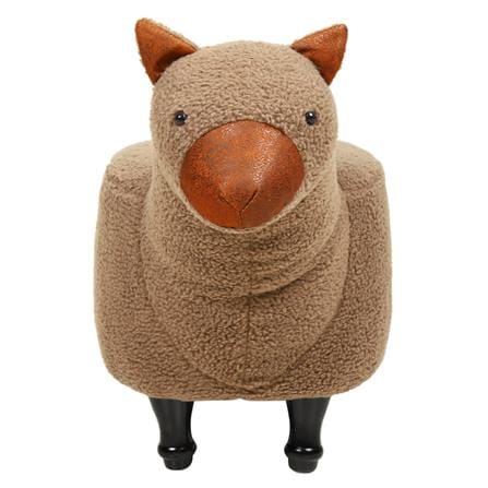 สตูลรูปสัตว์ FURDINI LAMA สีน้ำตาล_1