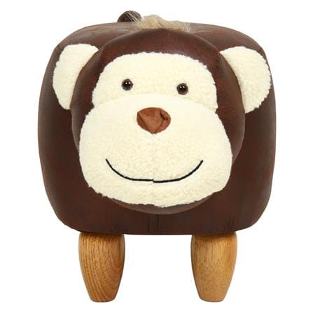 สตูลรูปสัตว์ FURDINI MONKEY สีน้ำตาล_1