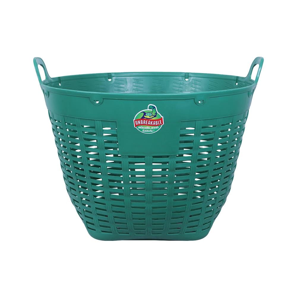 เข่งพลาสติก BIG ONE COPO 701 เบอร์ 1 66X66X53 ซม. สีเขียว