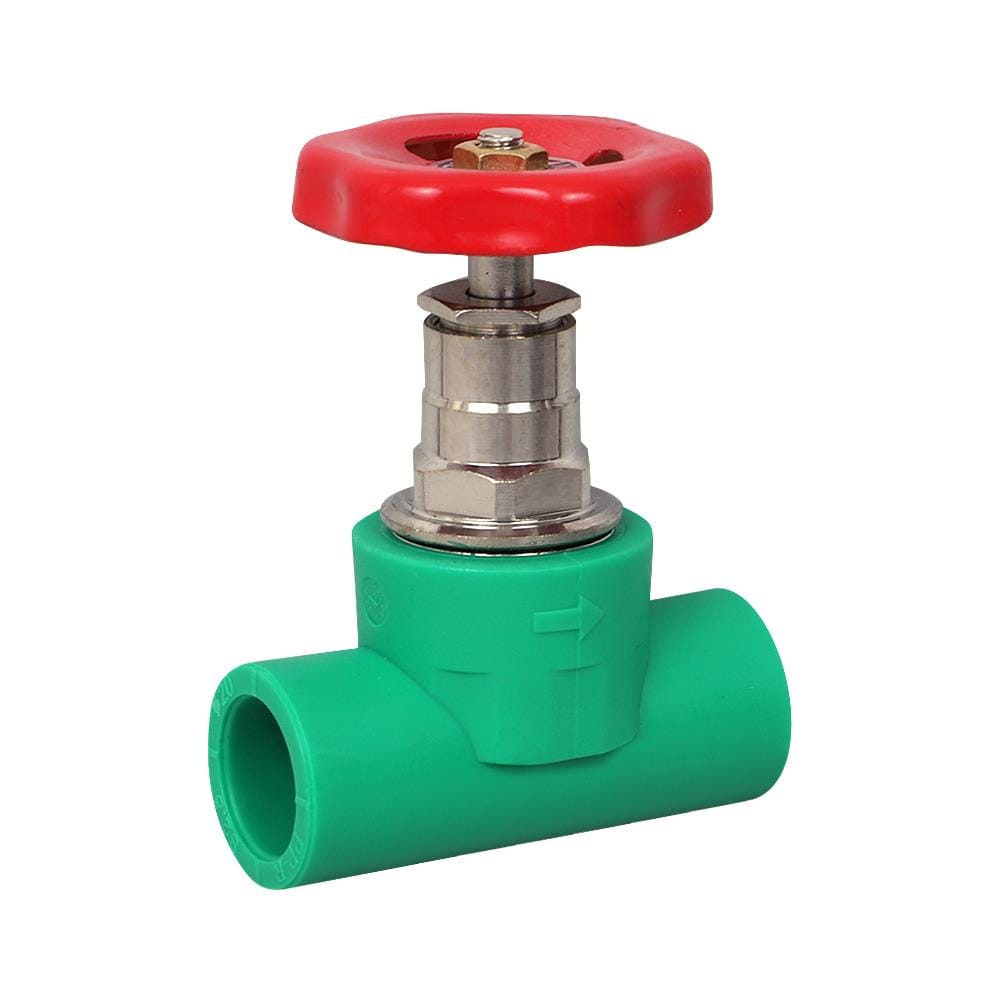 สต๊อปวาล์ว GREAN PIPE PP-R D20 1/2 นิ้ว สีเขียว