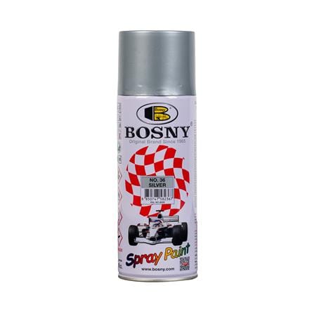 สีสเปรย์ BOSNY 36 สีเงิน 400 ซีซี_0