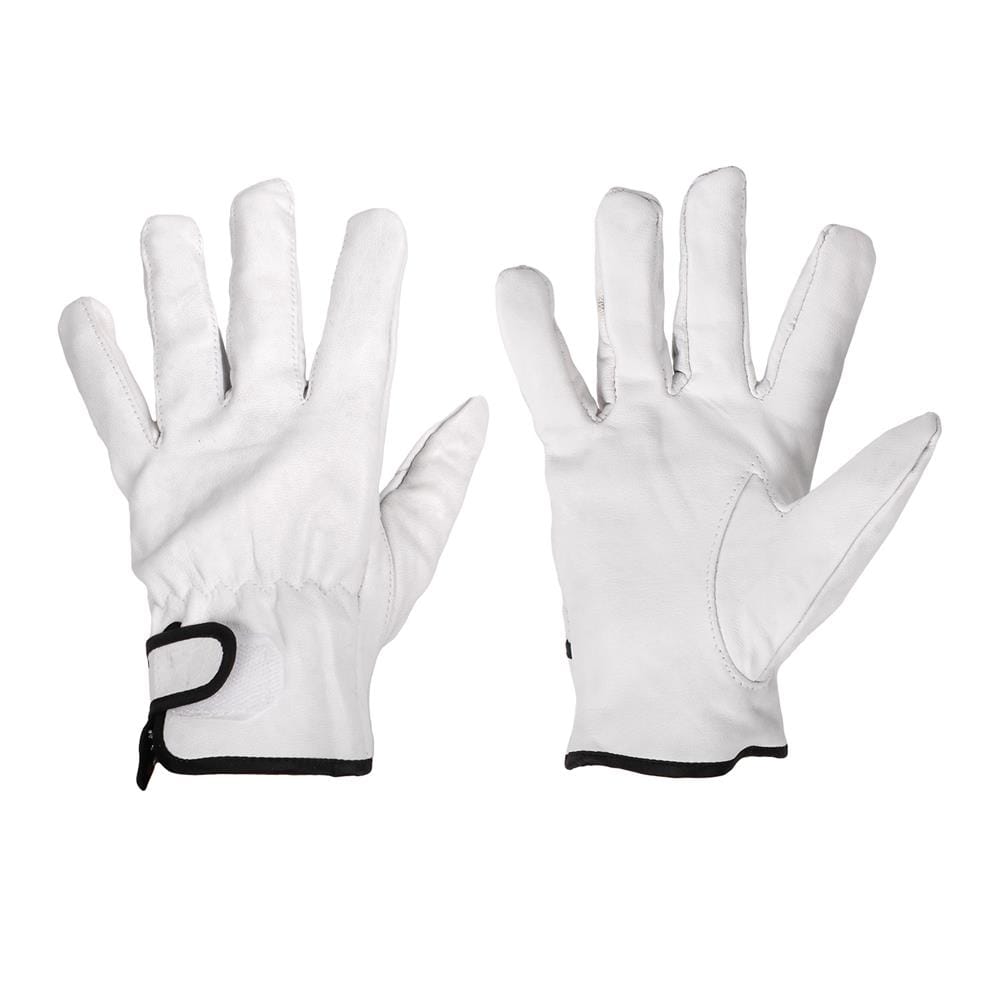 ถุงมือหนังผิววัวเชื่อมอาร์กอน PROSIRY SAFE W-RGON สีขาว
