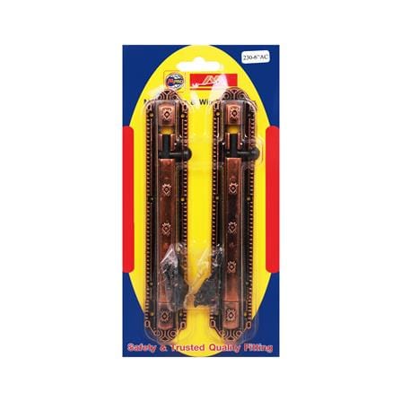 กลอนทั่วไป M.PRO 230 6 นิ้ว สีทองแดงรมดำ (แพ็ก 2 ชิ้น)_4