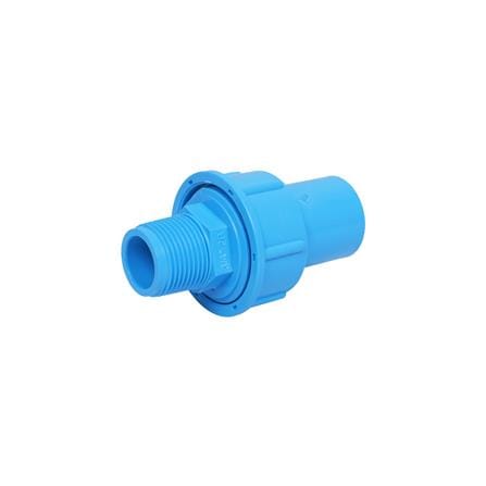 ยูเนี่ยน PVC สั้น-หนา SCG 3/4 นิ้ว สีฟ้า_0