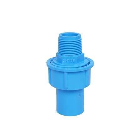 ยูเนี่ยน PVC สั้น-หนา SCG 3/4 นิ้ว สีฟ้า_1