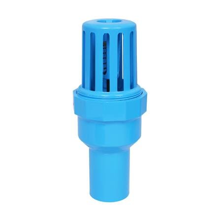 ฟุตวาล์ว หัวกะโหลก PVC ท่อน้ำไทย 40 11/2 นิ้ว สีฟ้า_1