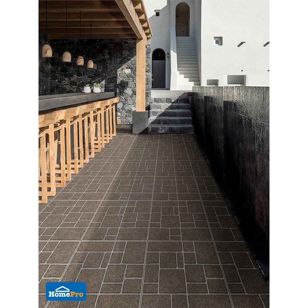 FLOOR TILE 16x16IN DURAGRES NOBEL BROWN (EXC) A 0.96SQ.M