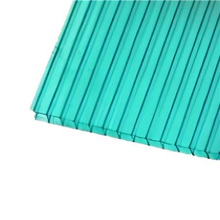แผ่นโพลีคาร์บอเนต ลูกฟูก V-MAX W-09 6 มม. 1.22X2.44 ม. สีฟ้าน้ำทะเล_0