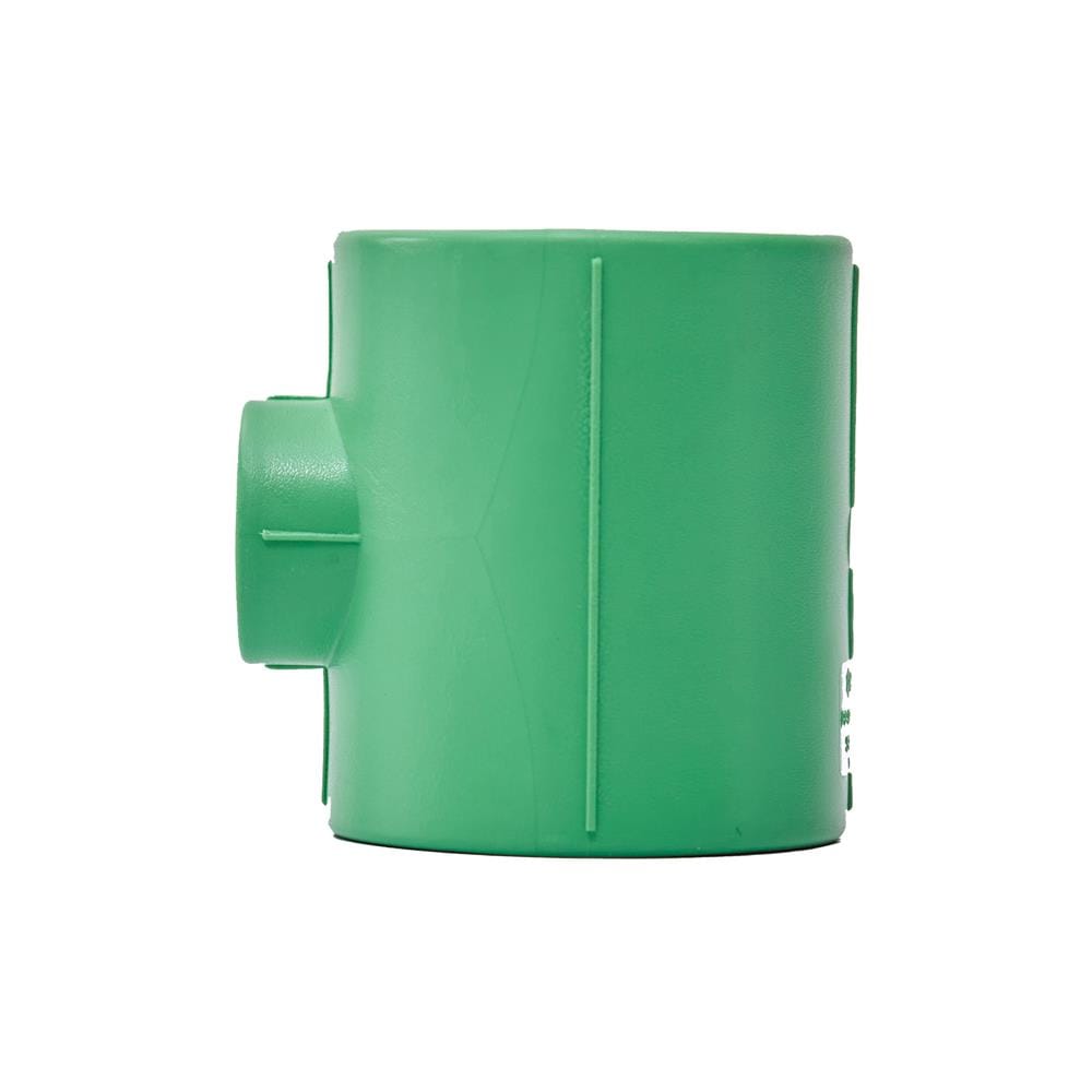 ข้อต่อสามทางลด PP-R SCG 1X3/4 นิ้ว สีเขียว