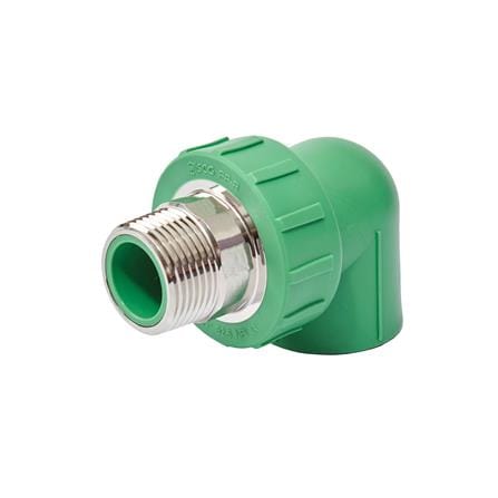 ข้องอ 90 องศา เกลียวนอก PP-R SCG 3/4 นิ้ว สีเขียว_0