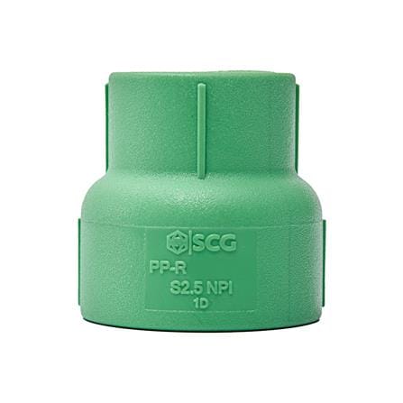 ข้อต่อตรงลด PP-R SCG 1X3/4 นิ้ว สีเขียว_2