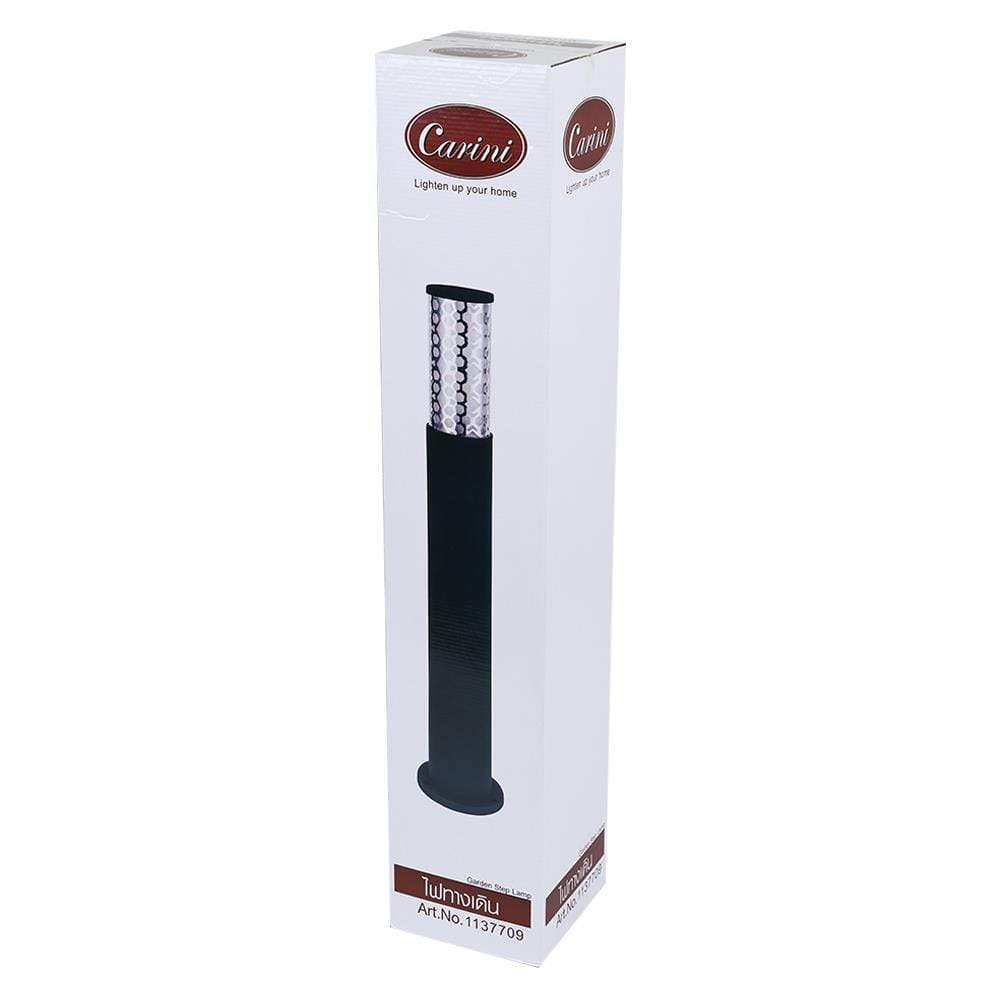 ไฟทางเดิน CARINI BO-F5302AL อะลูมิเนียม/แก้ว MODERN สีดำ