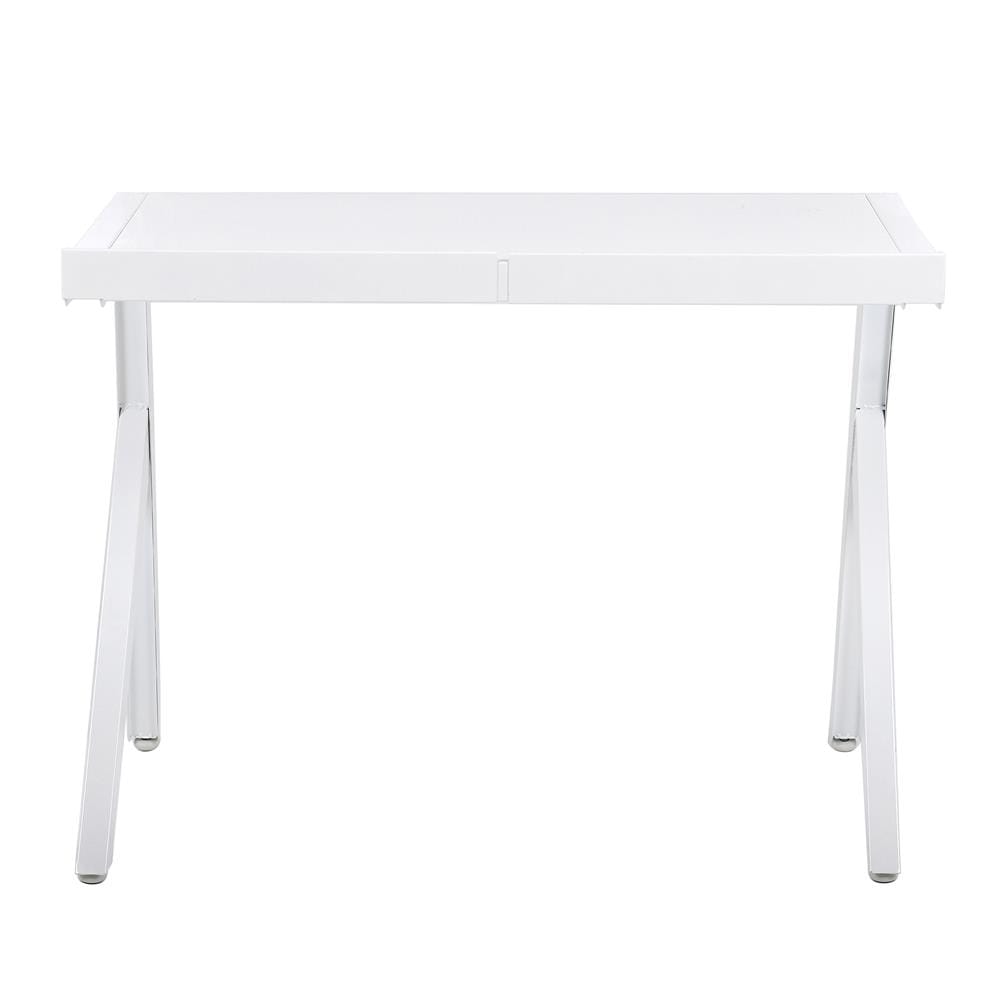 โต๊ะทำงานเหล็ก KIOSK BV-11N 90 ซม. สีขาว