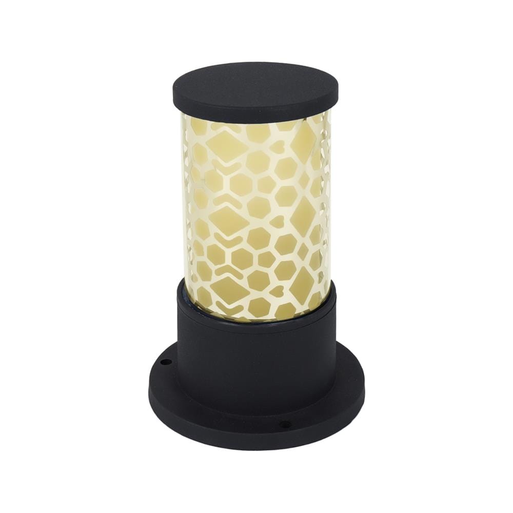 ไฟหัวเสา CARINI BO-F5302AS อะลูมิเนียม/แก้ว MODERN สีดำ