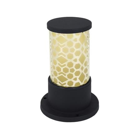 ไฟหัวเสา CARINI BO-F5302AS อะลูมิเนียม/แก้ว MODERN สีดำ_2