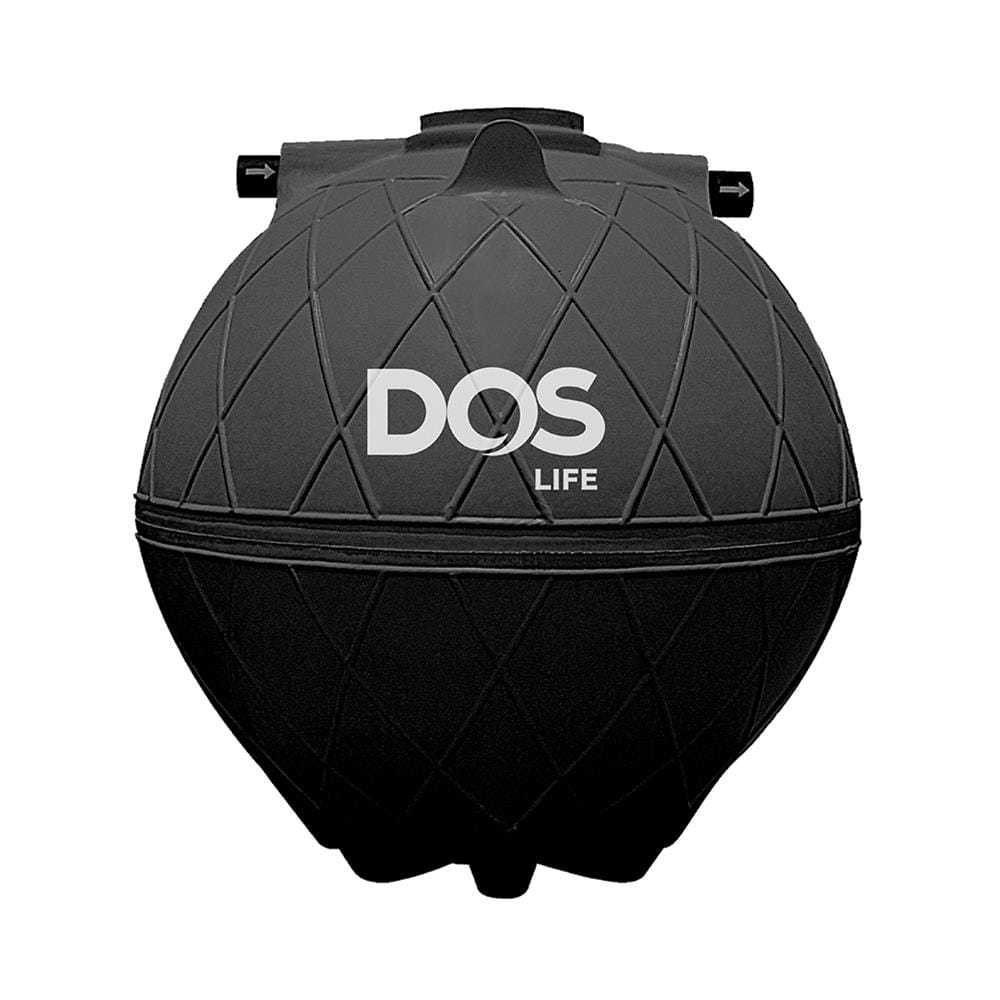 ถังบำบัดน้ำเสีย DOS SUPER SEPT 3000 ลิตร สีดำ