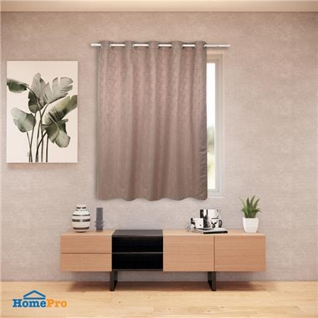 ผ้าม่าน EYELET HOME LIVING STYLE RIGO UV 140X160 ซม. สีน้ำตาล_4