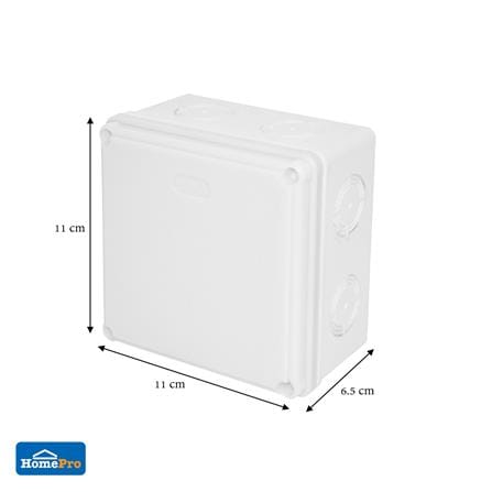 กล่องพลาสติกกันน้ำ ELECKTA 4x4 นิ้ว สีขาว_3