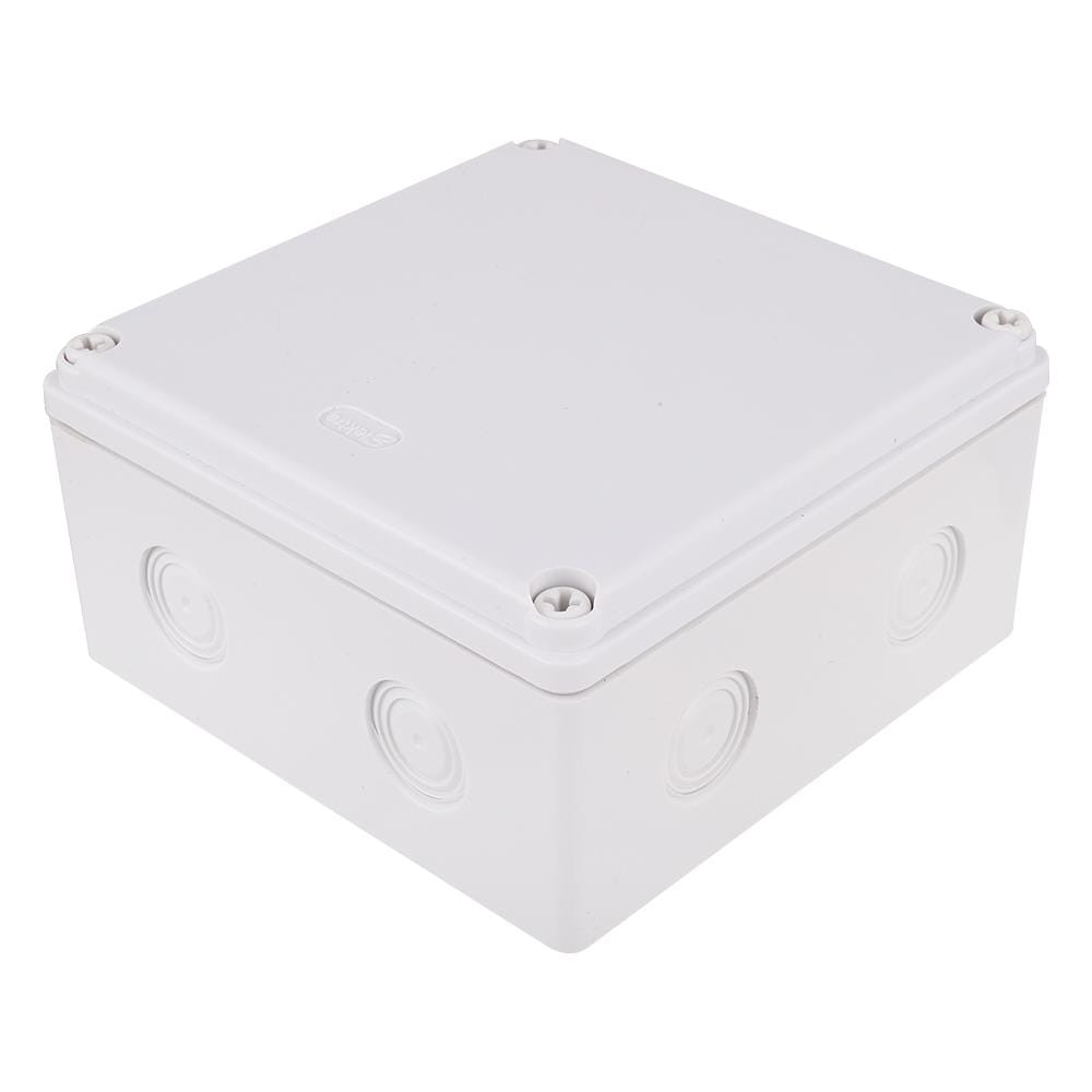 กล่องพลาสติกกันน้ำ ELECKTA 6X6 นิ้ว สีขาว