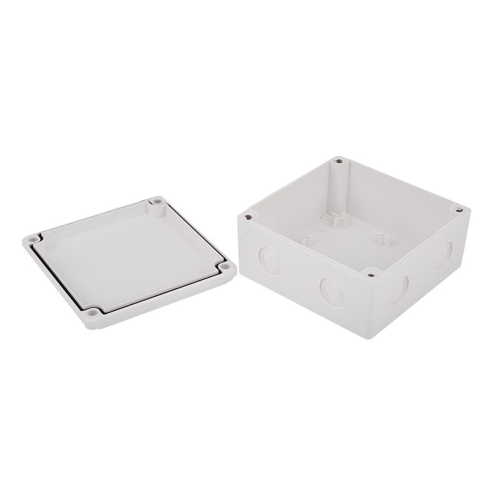 กล่องพลาสติกกันน้ำ ELECKTA 6X6 นิ้ว สีขาว