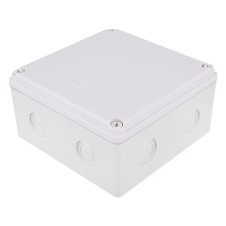 กล่องพลาสติกกันน้ำ ELECKTA 6X6 นิ้ว สีขาว_0