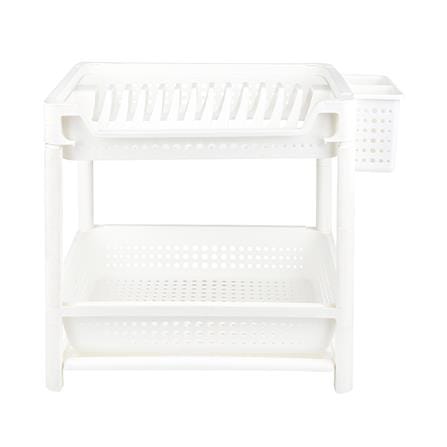 ชั้นคว่ำจานตั้งพื้นพลาสติก 2 ชั้น+ถาดรองน้ำ KECH HH-1796_1