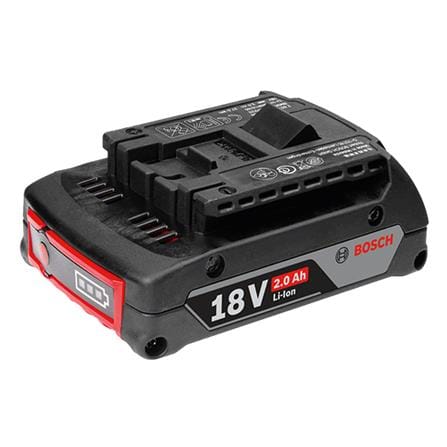 แบตเตอรี่ BOSCH GBA 18 โวลต์ 2.0 แอมป์