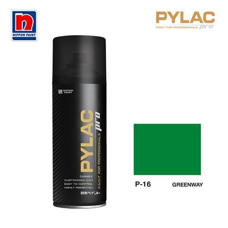 สีสเปรย์ NIPPON PAINT YLAC PRO  P-16 GREENWAY