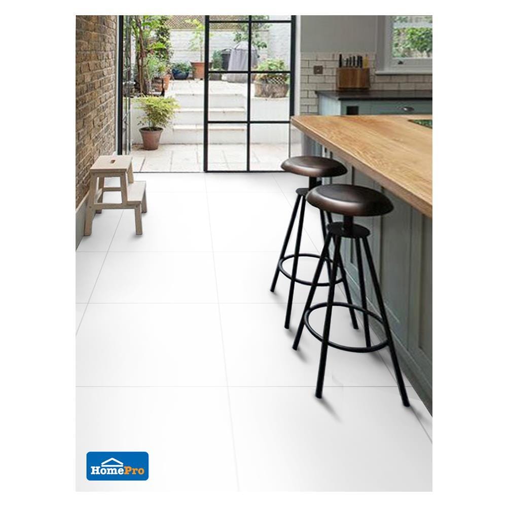 กระเบื้องพื้น 60x60 ซม. เลน่า ไวท์ 1.44M2