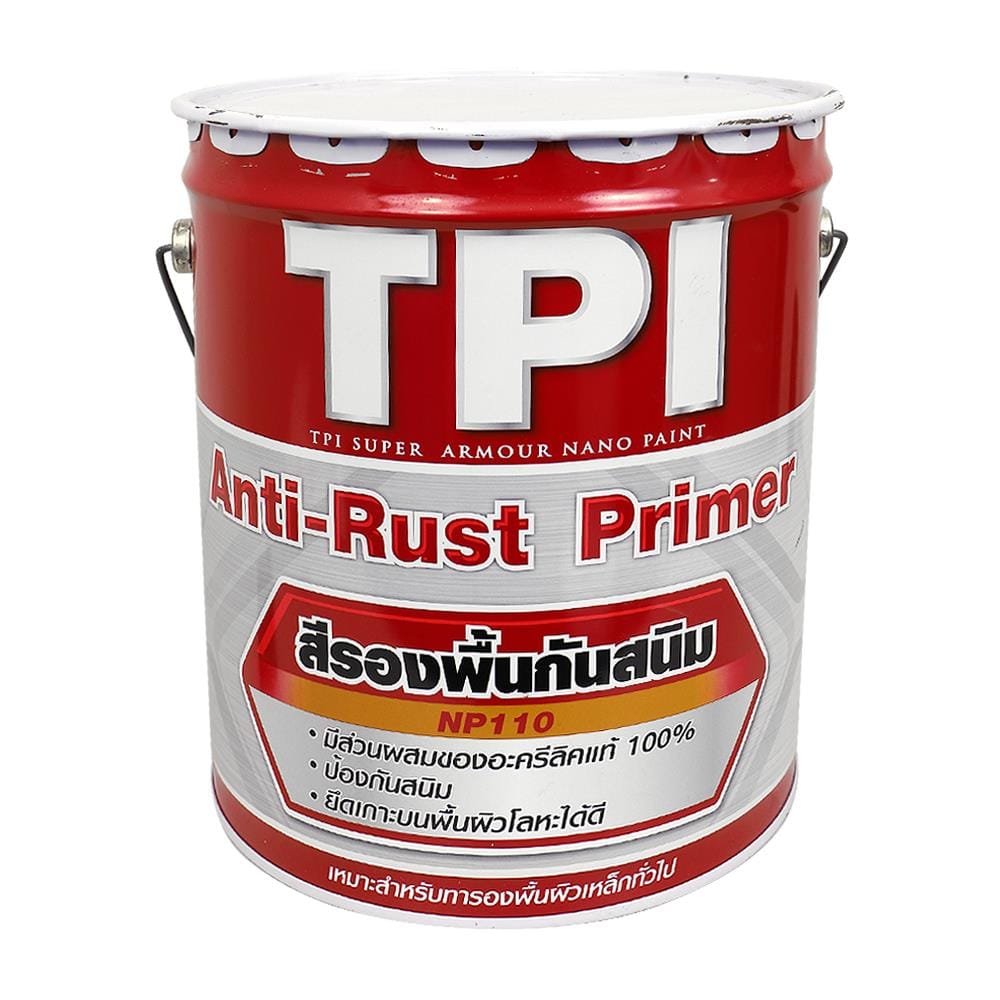 สีรองพื้นกันสนิม TPI #NP110 สีแดง ด้าน 5 แกลลอน