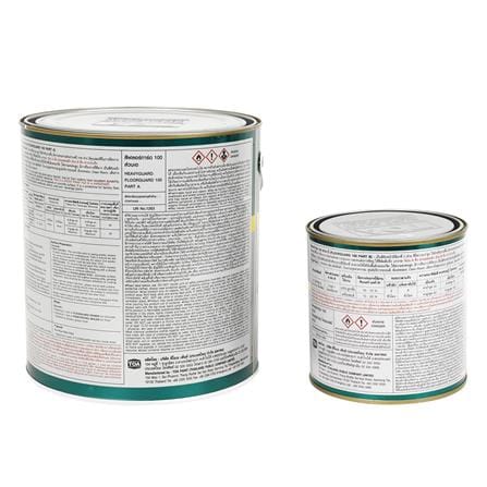 สีทาทับหน้าอีพ็อกซี่ TOA FLOORGUARD 100 PART A+B สีเหลือง 1 แกลลอน_1