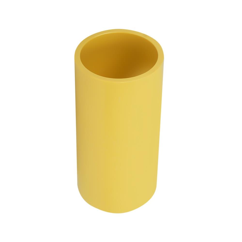 ข้อต่อตรง PVC ตราช้างNPI 2 นิ้ว สีเหลือง