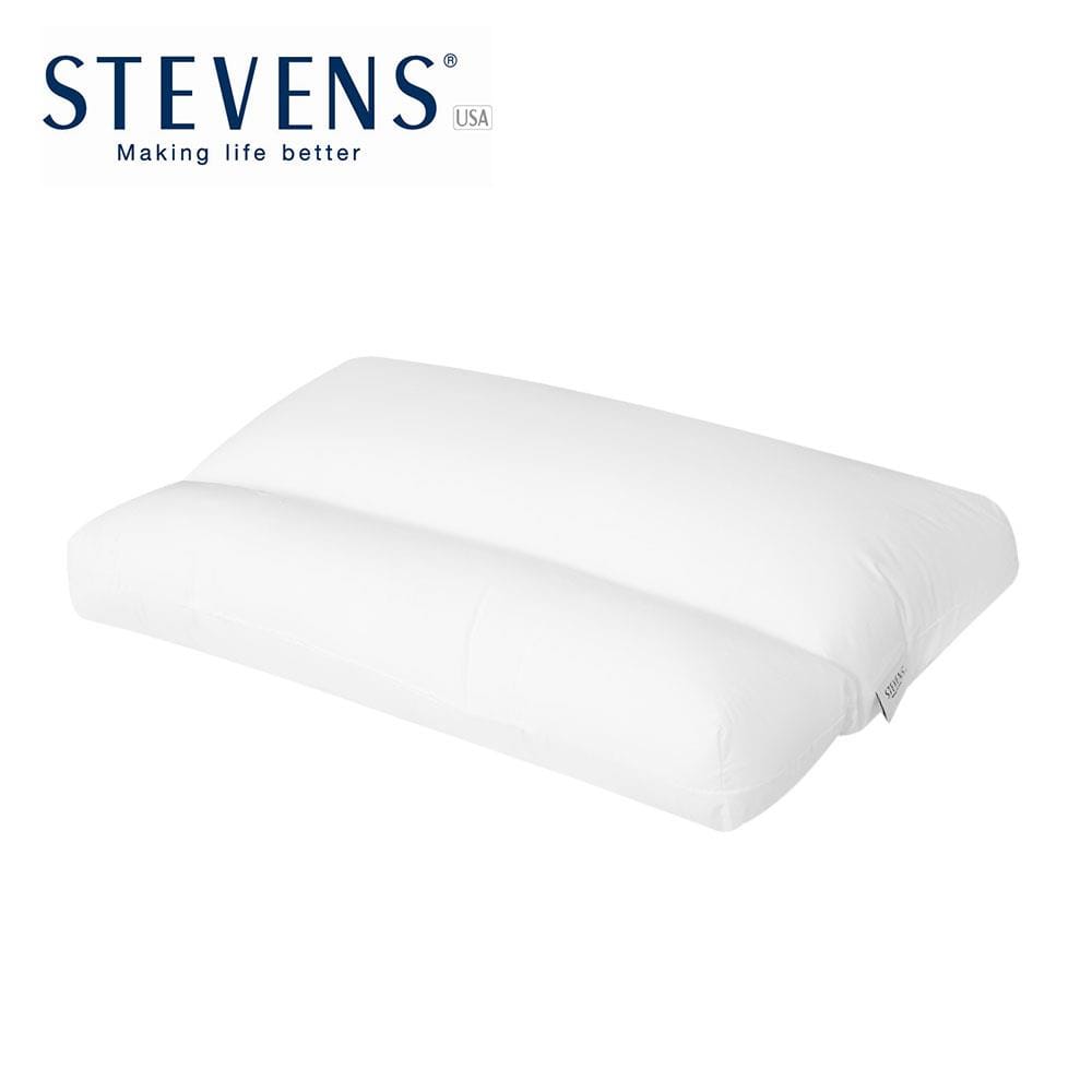 หมอนสุขภาพ ใยสังเคราะห์ STEVENS CONTOUR 19x29 นิ้ว สีขาว