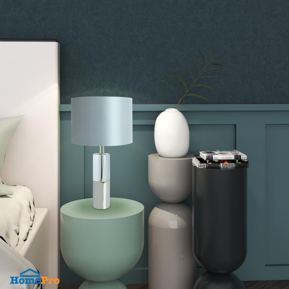 ไฟตั้งโต๊ะ CARINI CLASSIC MT5100 สีเงิน/โครเมียม