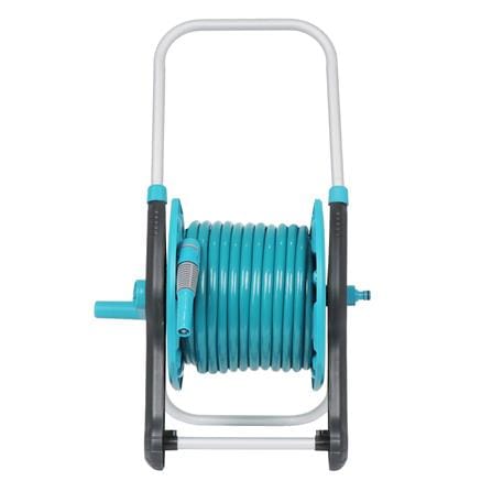 GROUND-BASED HOSE REEL SPRING 1/2"X25M CYAN