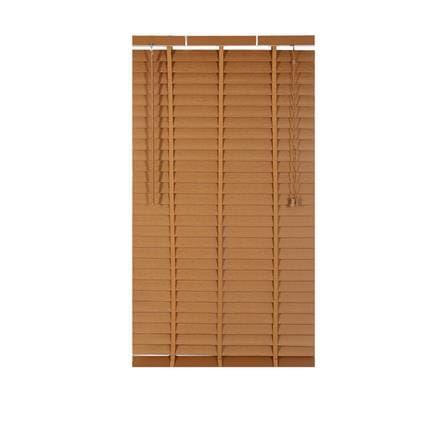 มู่ลี่ PVC HOME LIVING STYLE FAUX WOOD 70X130 ซม. สีน้ำตาล