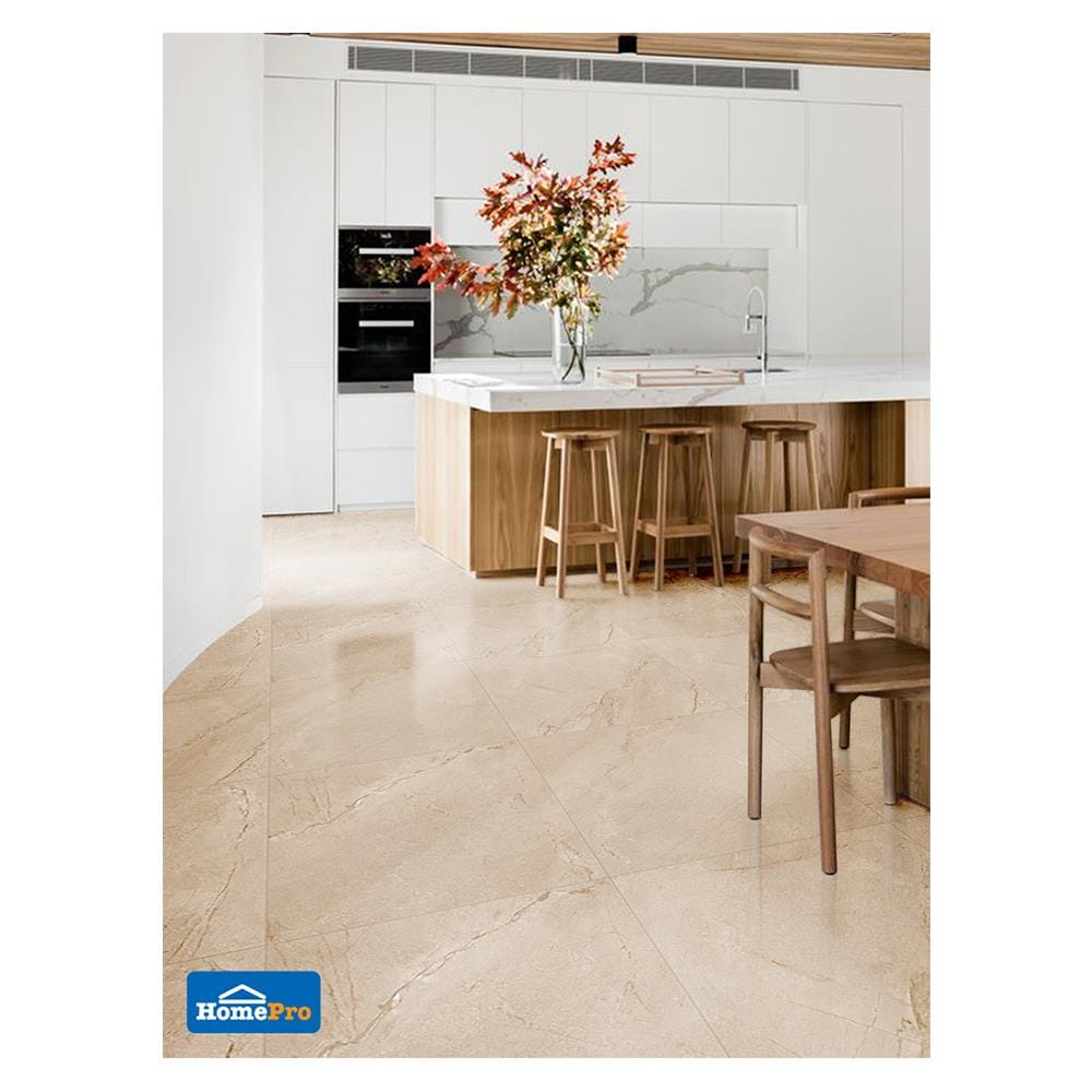 กระเบื้องพื้นพอร์ซเลน 60x60 ซม. CERGRES เรนาโต้ บราวน์ A 1.44 ตร.ม.