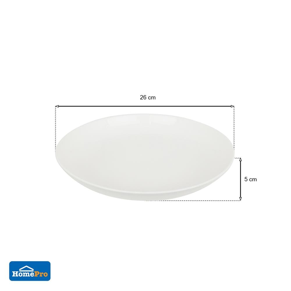 จาน PORCELAIN บัว 10" KECH SNOW DESIGN