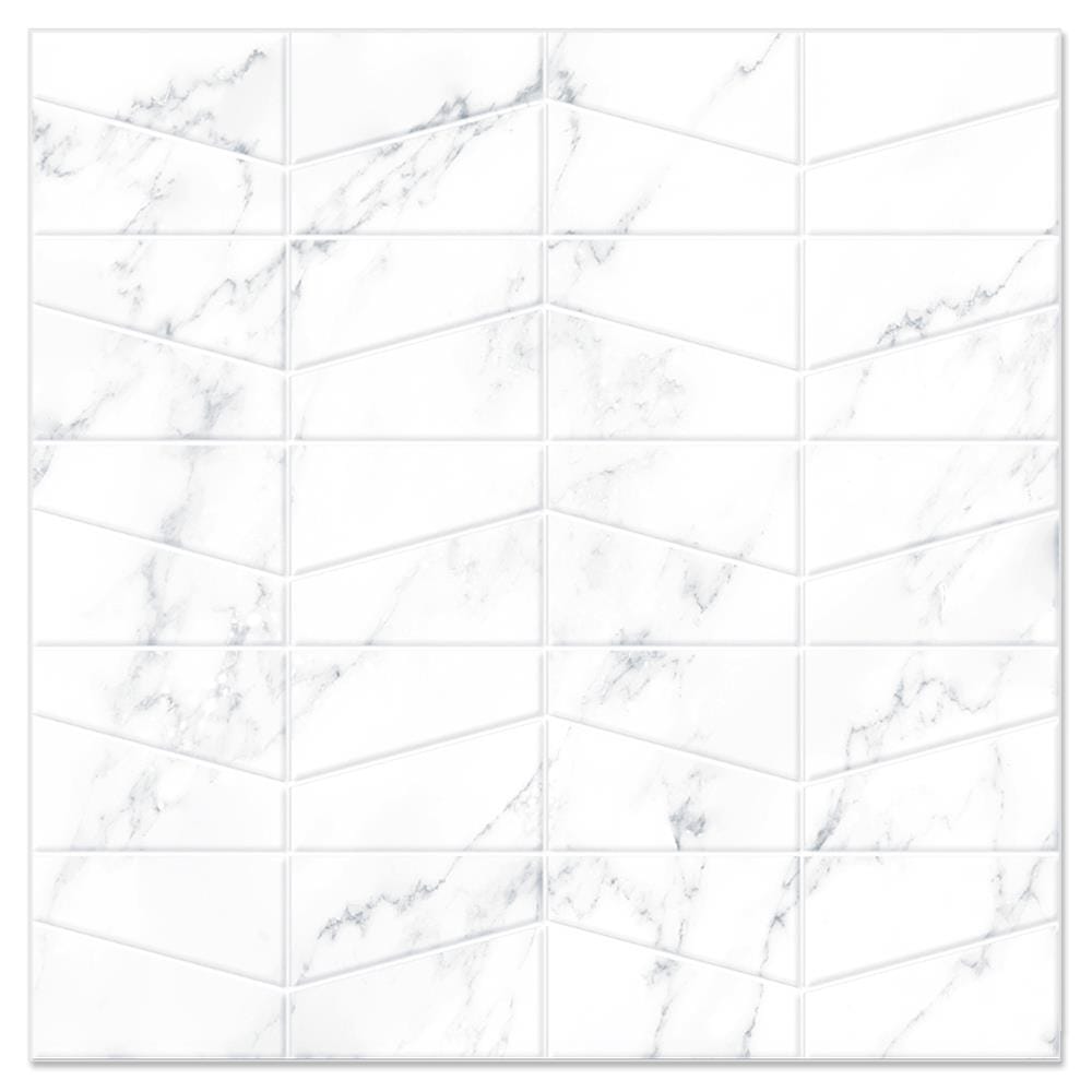 กระเบื้องพื้น 12x12 นิ้ว ภูผา ซิลเวอร์เวฟ ขาว A 1M2