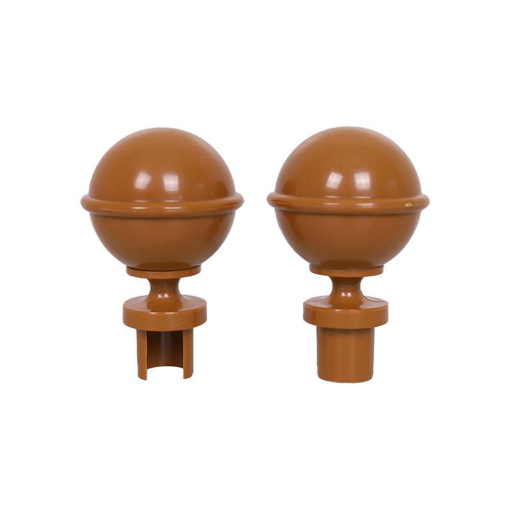 หัว-ท้ายรางม่าน HOME LIVING STYLE S2804-26 25 มม. สีน้ำตาล (แพ็ก 2 ชิ้น)
