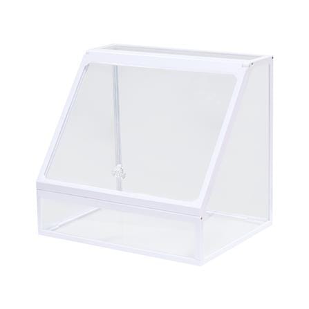 อุปกรณ์จัดเก็บเครื่องสำอาง STACKO W9002 26x19.5x24 ซม. สีขาว_0